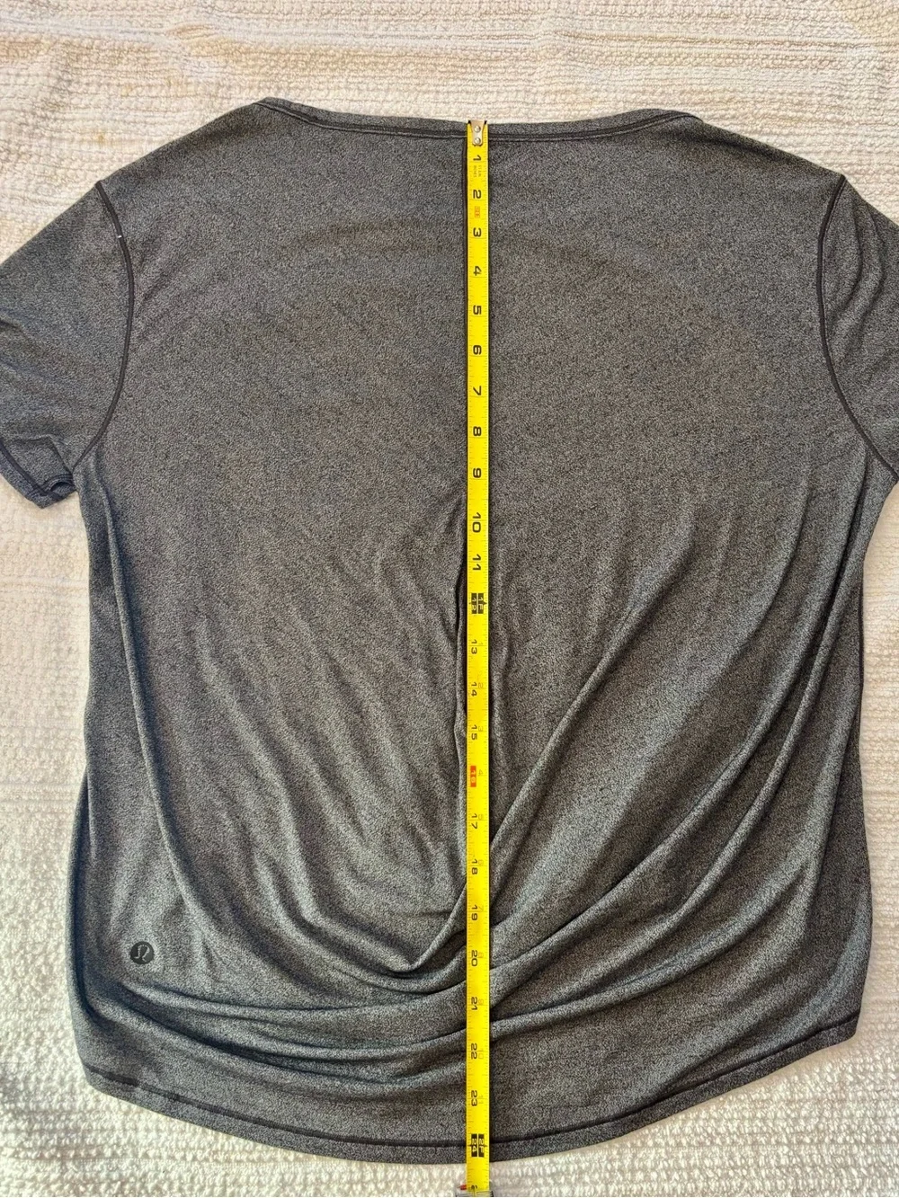 lululemon athletica Fall in Place Short Sleeve Scoop Neck Hi-Low Top